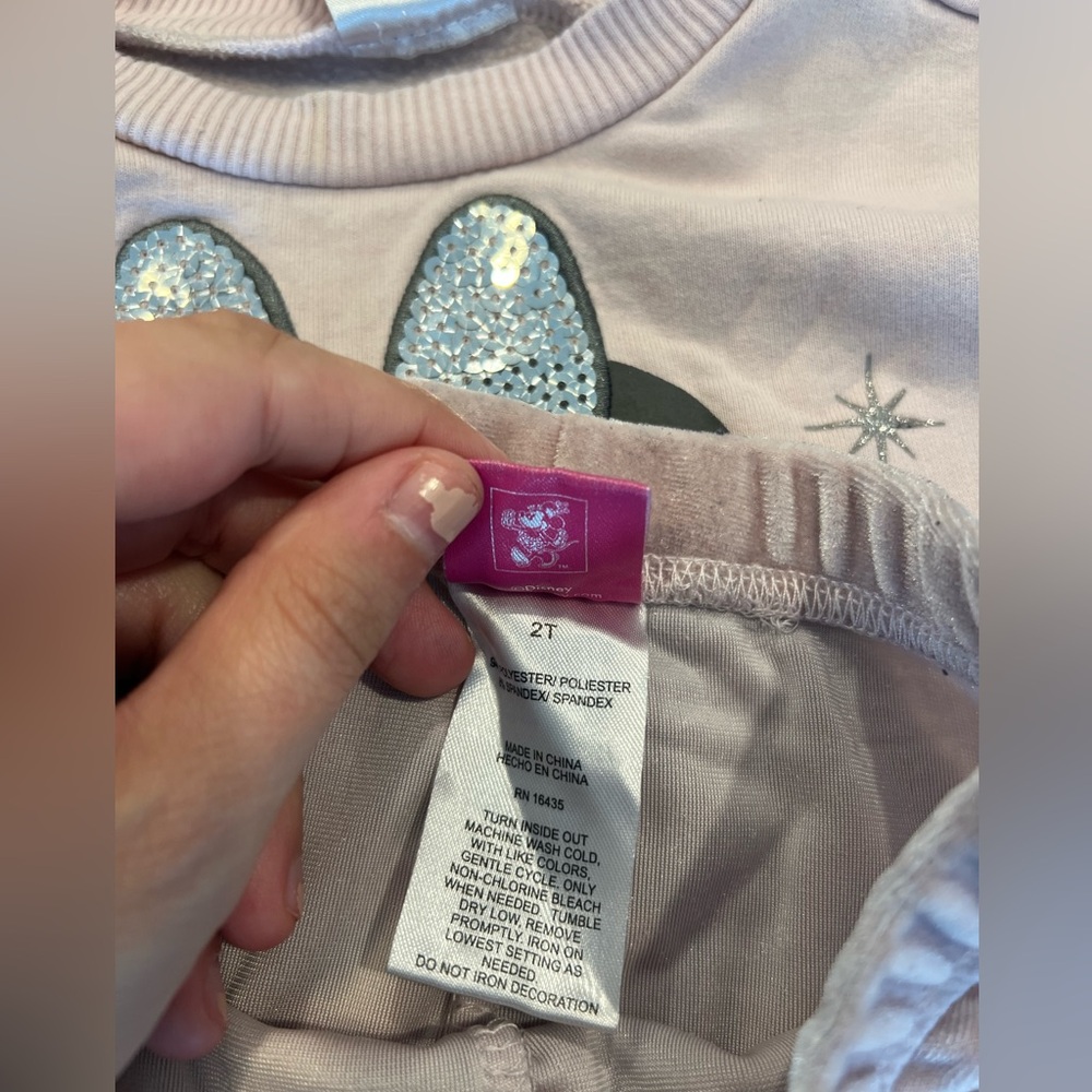 Disney Minnie Mouse Matching Set Outfit toddler girl 2T - Picture 5 of 5